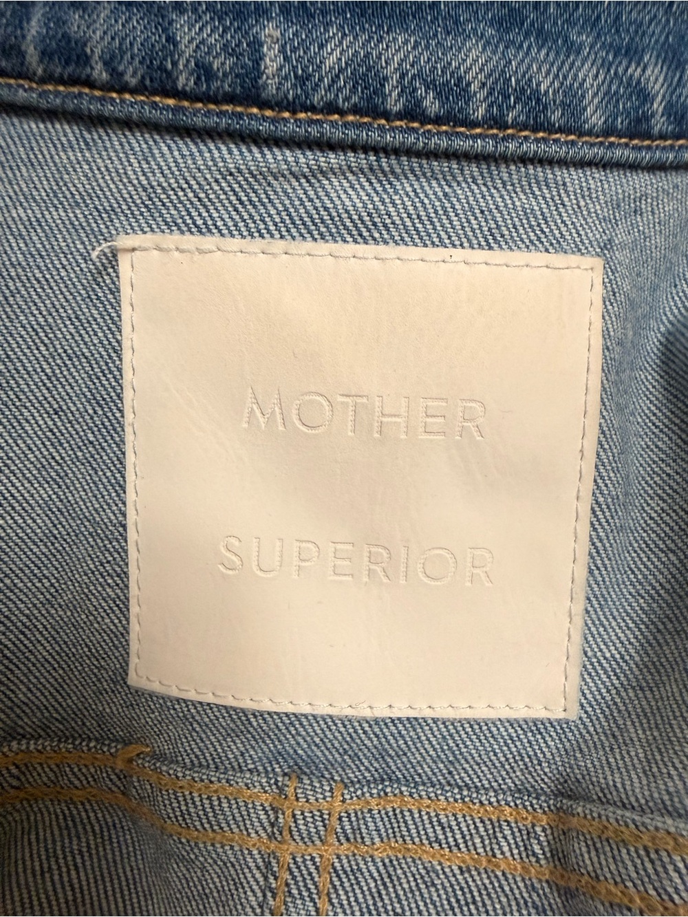 MOTHER Pleated Prep Curbside Jumpsuit Belle De Jour Denim Coverall Boilersuit 28 - Picture 6 of 14